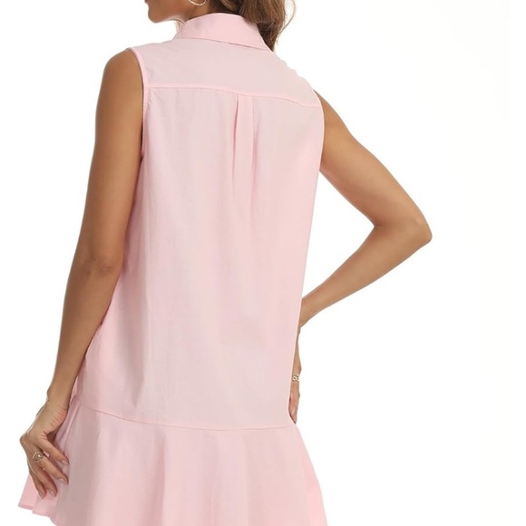 Pink Sleeveless Dress - Picture 8 of 14
